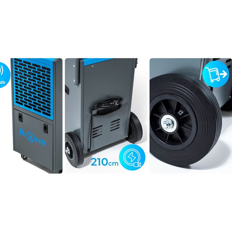Dezumidificator Industrial Hexwelt HW-70L NOU Sigilat Afisaj Digital