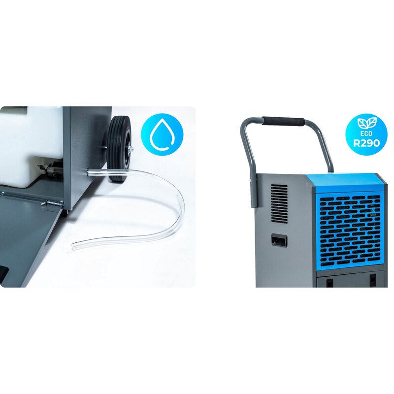 Dezumidificator Industrial Hexwelt HW-70L NOU Sigilat Afisaj Digital