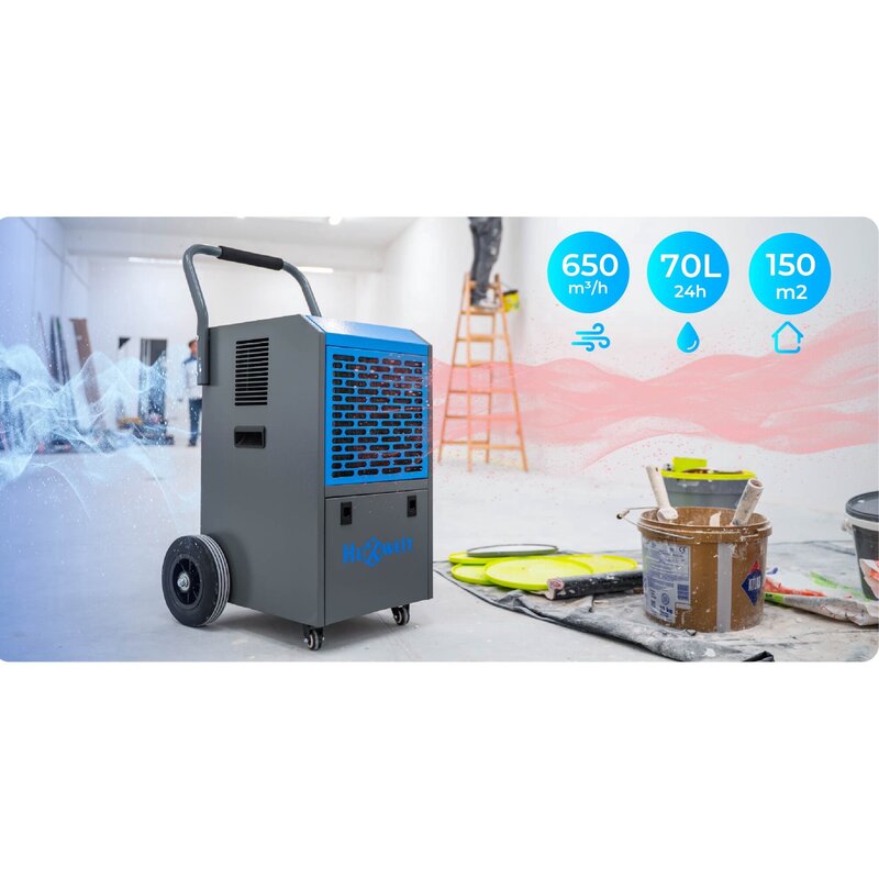 Dezumidificator Industrial Hexwelt HW-70L NOU Sigilat Afisaj Digital